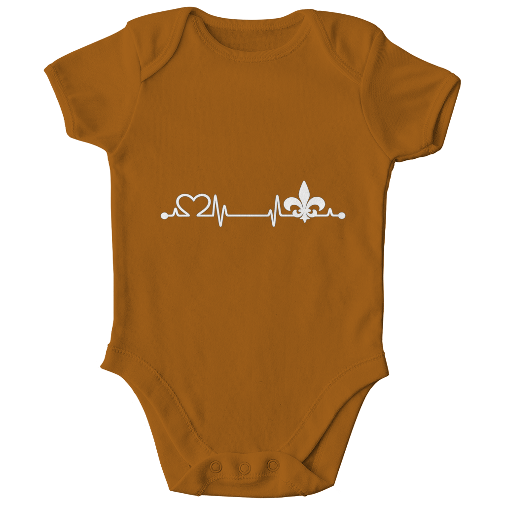 Children's Organic Bodysuit – Heart of Bosnia | Front Print