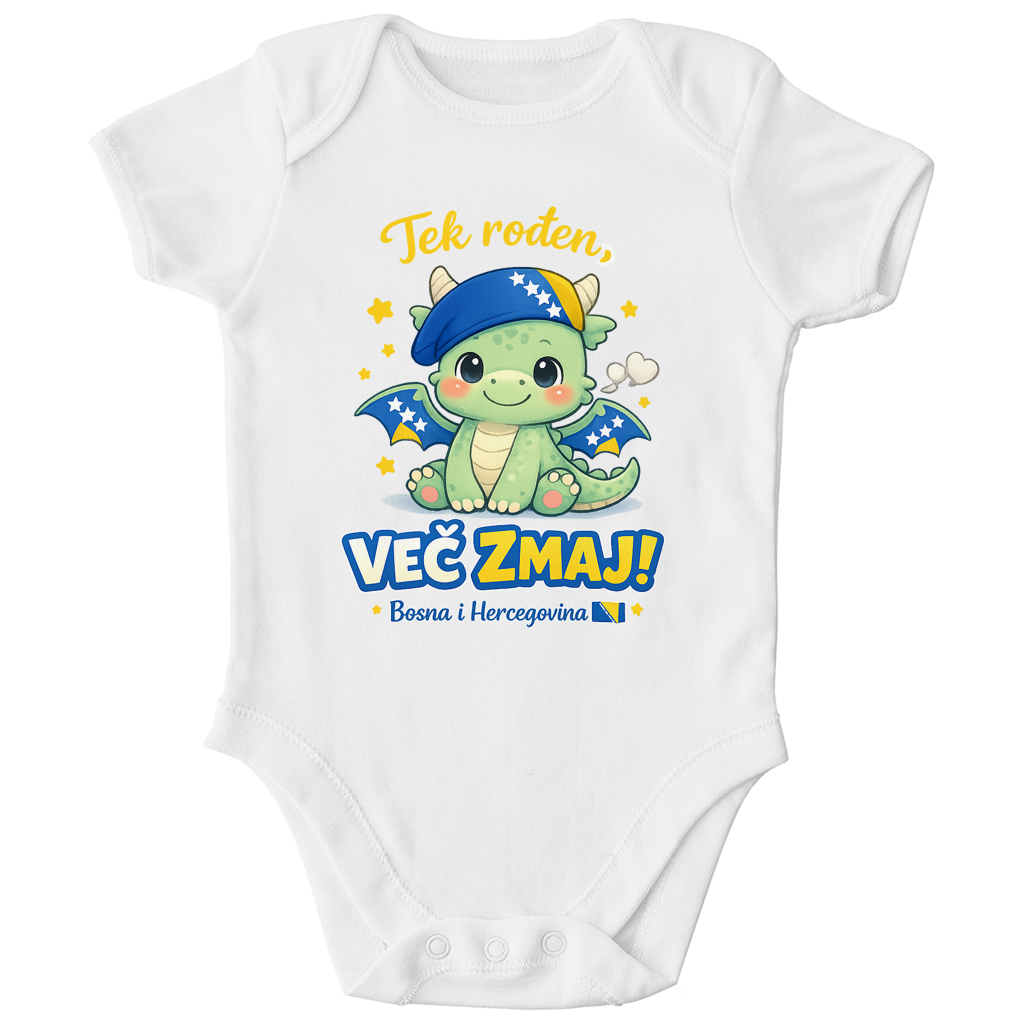 Children's Organic Bodysuit – Mali zmaj | Front print