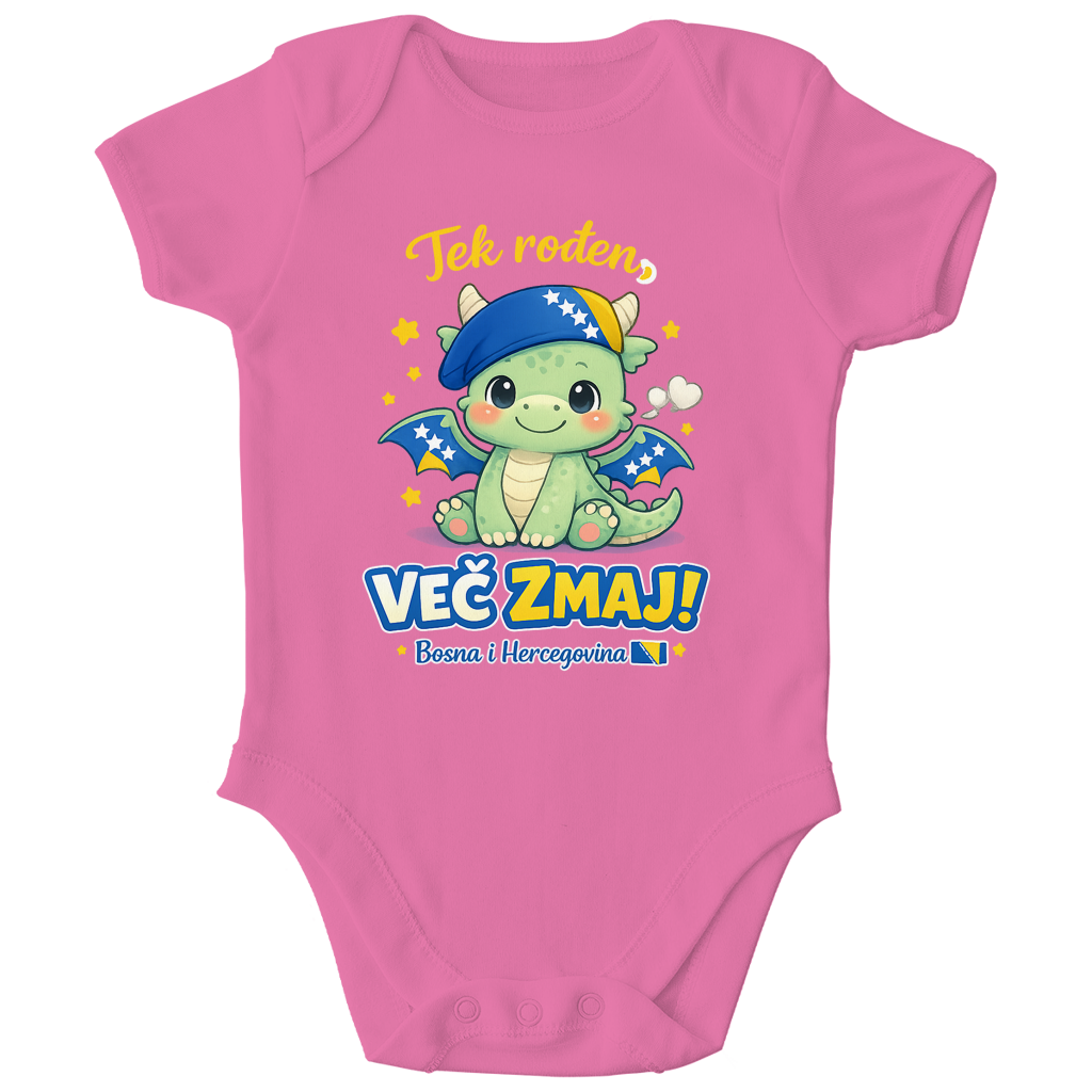 Children's Organic Bodysuit – Mali zmaj | Front print