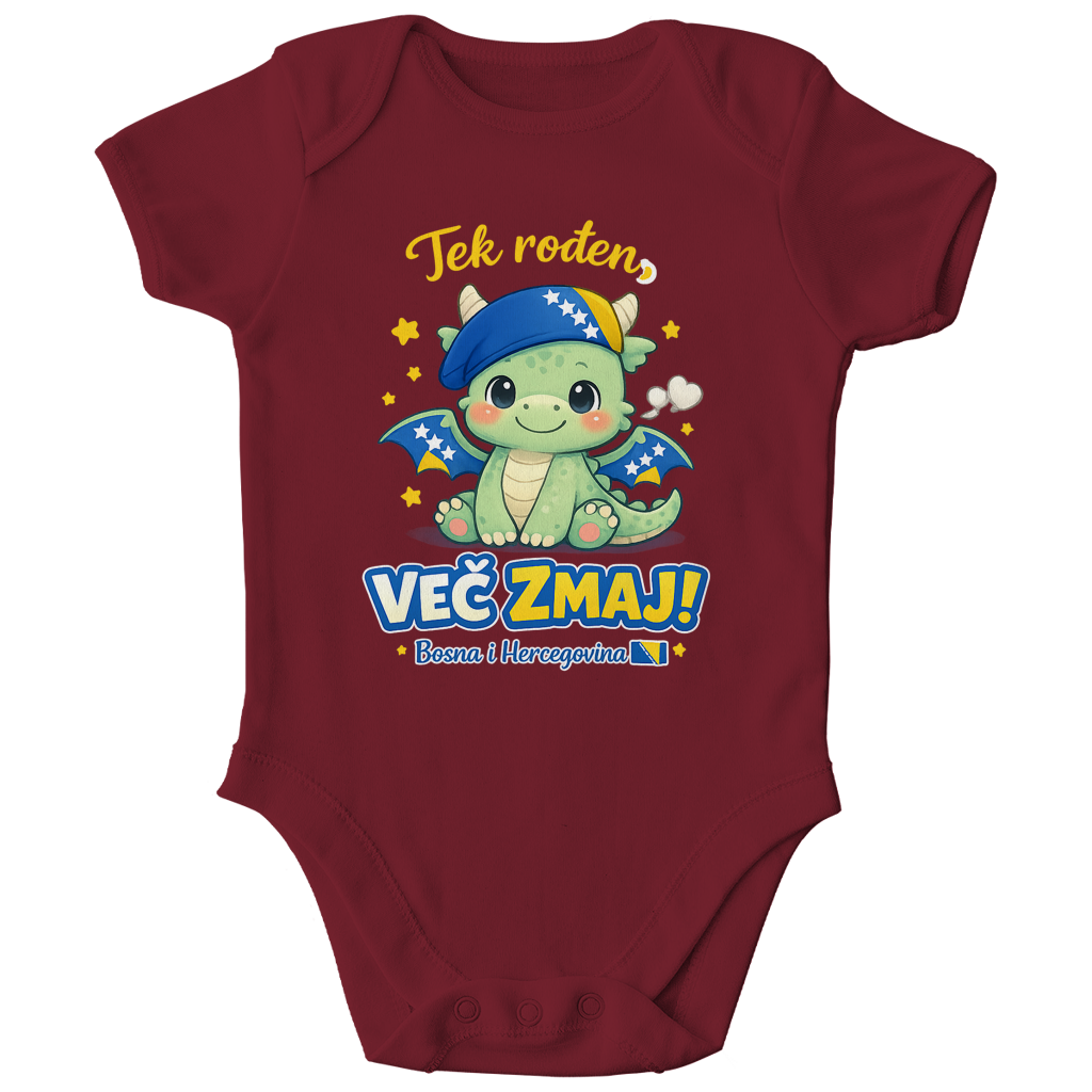 Children's Organic Bodysuit – Mali zmaj | Front print