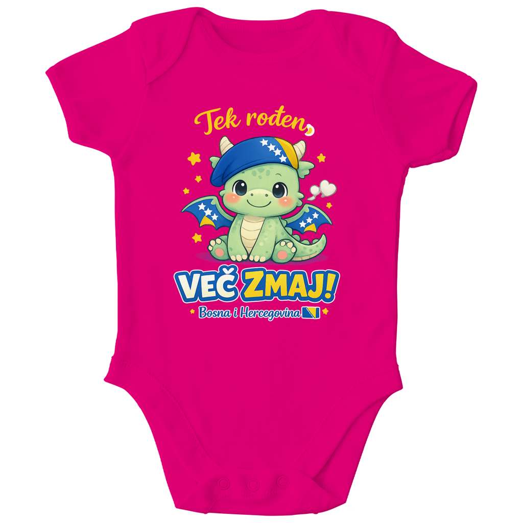 Children's Organic Bodysuit – Mali zmaj | Front print