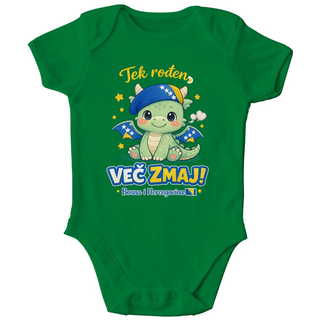 Children's Organic Bodysuit – Mali zmaj | Front print