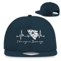 Snapback Rapper Cap Bosnia - Bosnia Heartbeat | Front Print