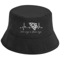 Bucket Hat Bosnia – Bosnia Heartbeat | Front Print
