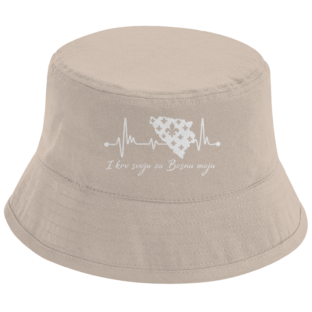 Bucket Hat Bosnia – Bosnia Heartbeat | Front Print