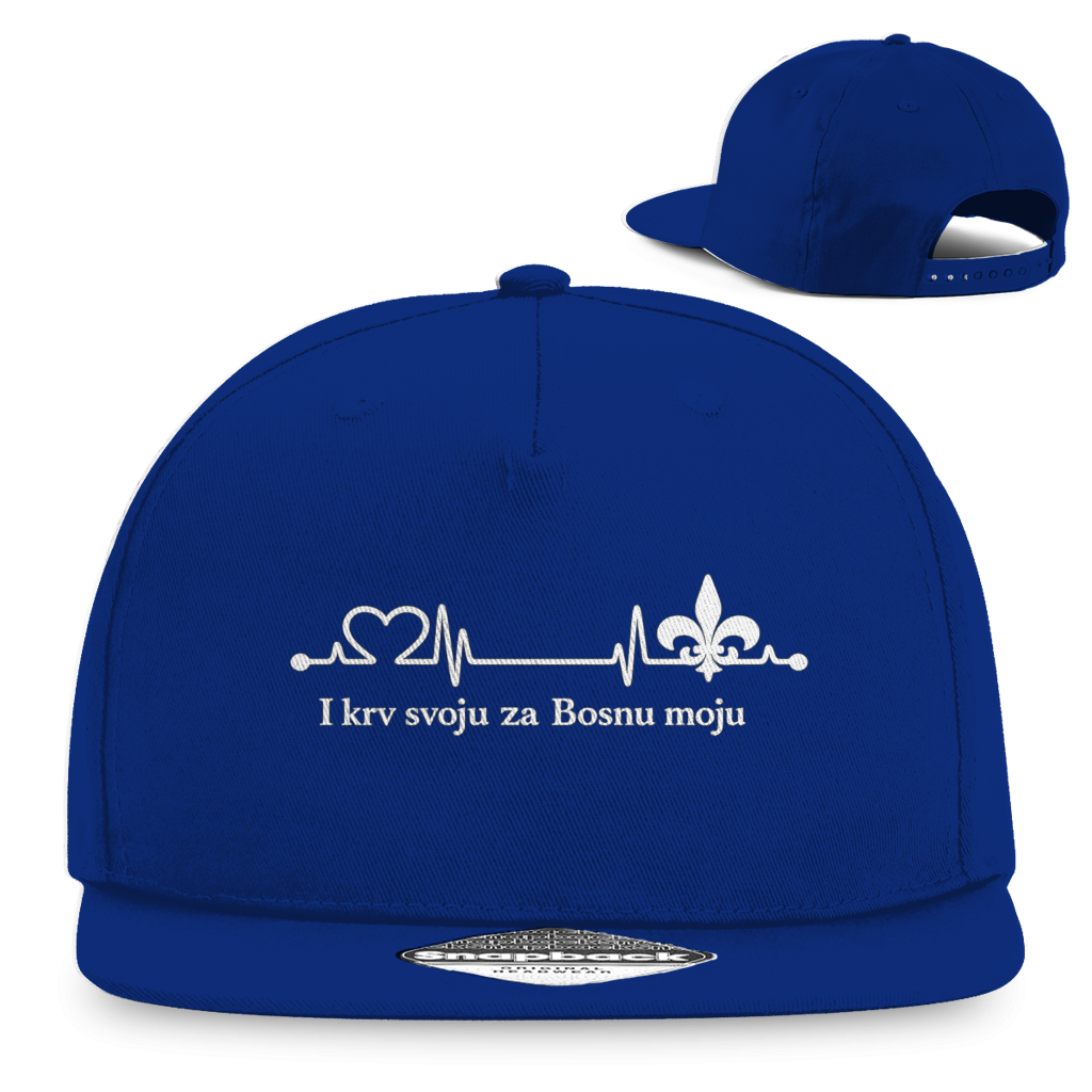 Snapback Rapper Cap – For My Bosnia | Frontprint