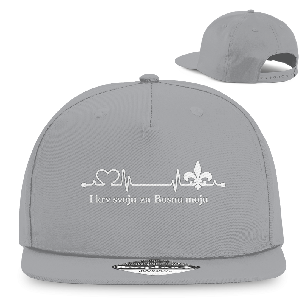 Snapback Rapper Cap – For My Bosnia | Frontprint