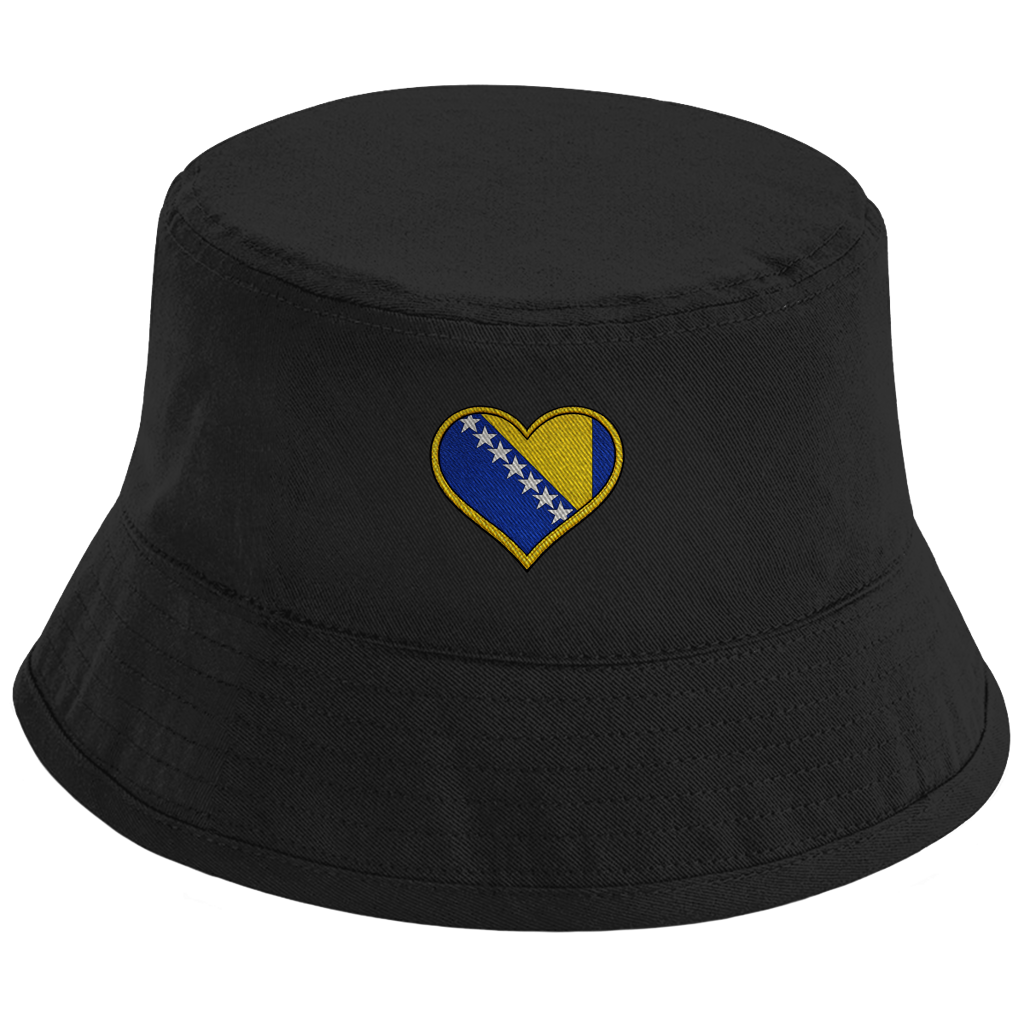 Bucket Hat – Bosnia in My Heart | Front Print
