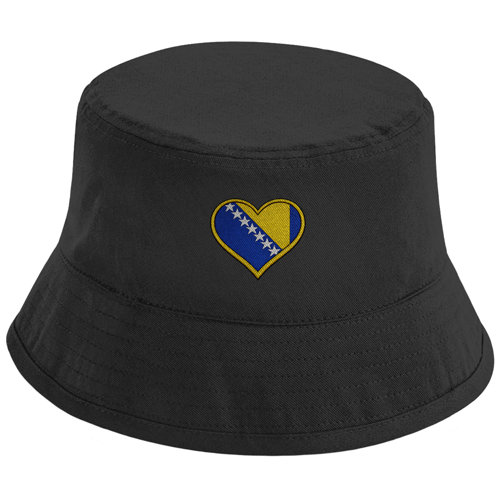 Bucket Hat – Bosnia in My Heart | Front Print