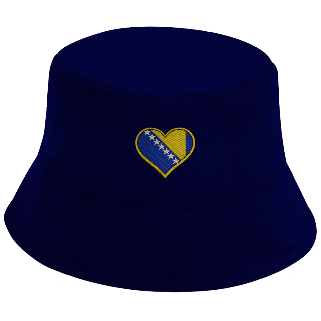 Bucket Hat – Bosnia in My Heart | Front Print