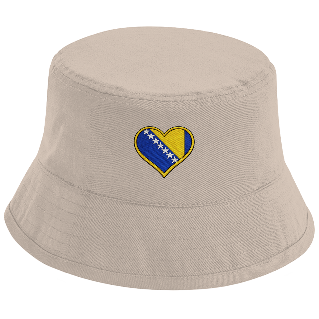 Bucket Hat – Bosnia in My Heart | Front Print