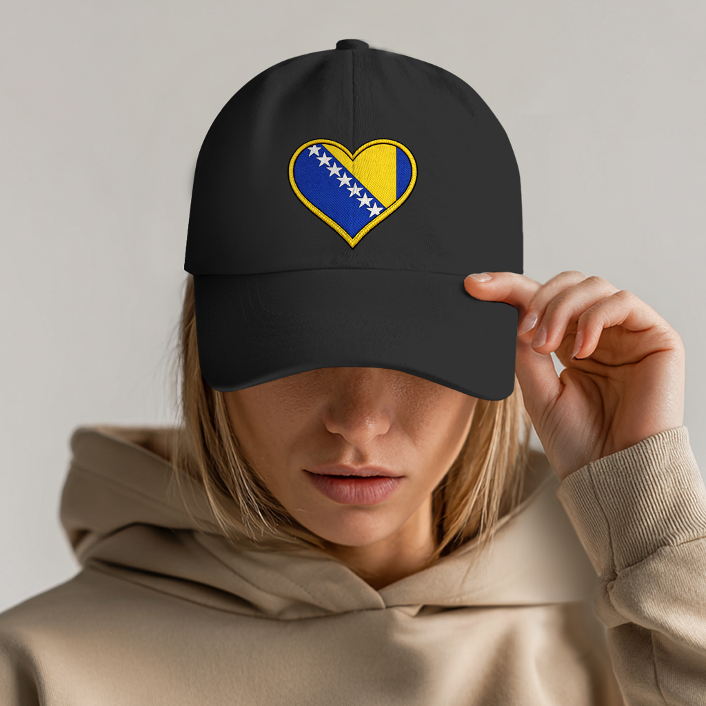 Dad Cap - Bosnia in my heart | Front print