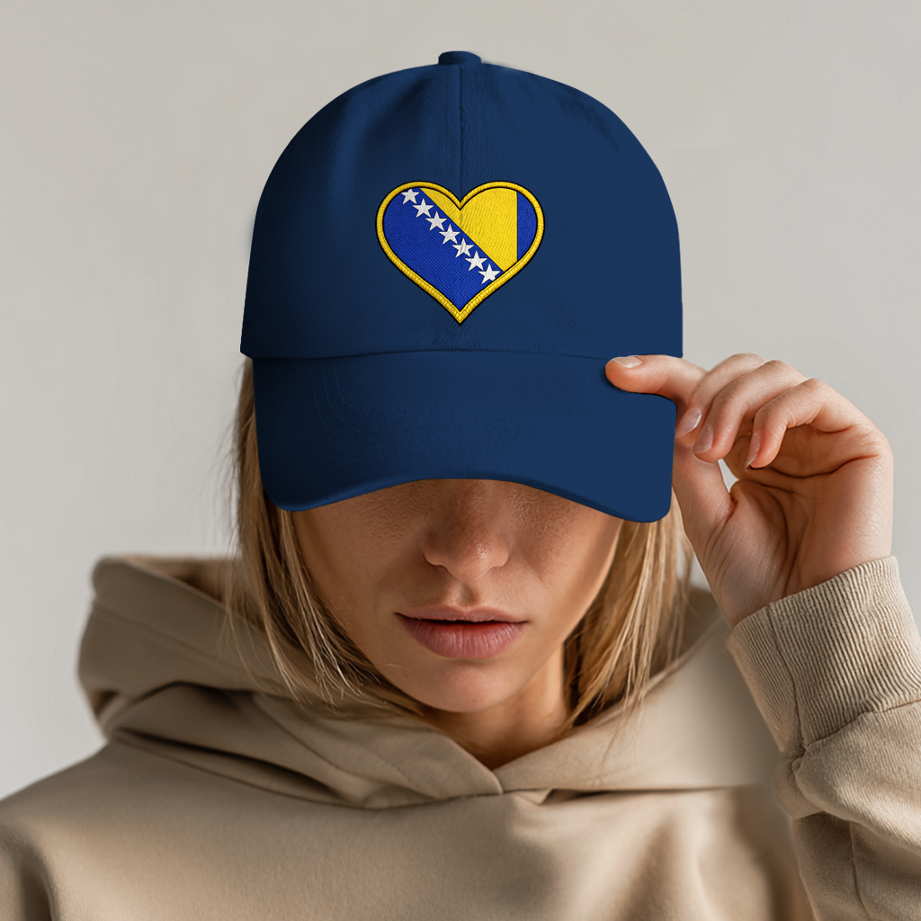 Dad Cap - Bosnia in my heart | Front print
