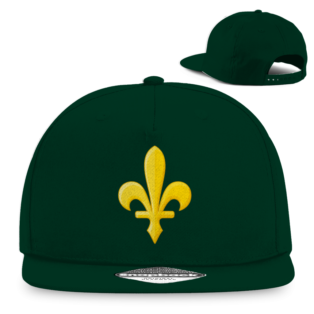 Snapback Rapper Cap – Lily | Front Print