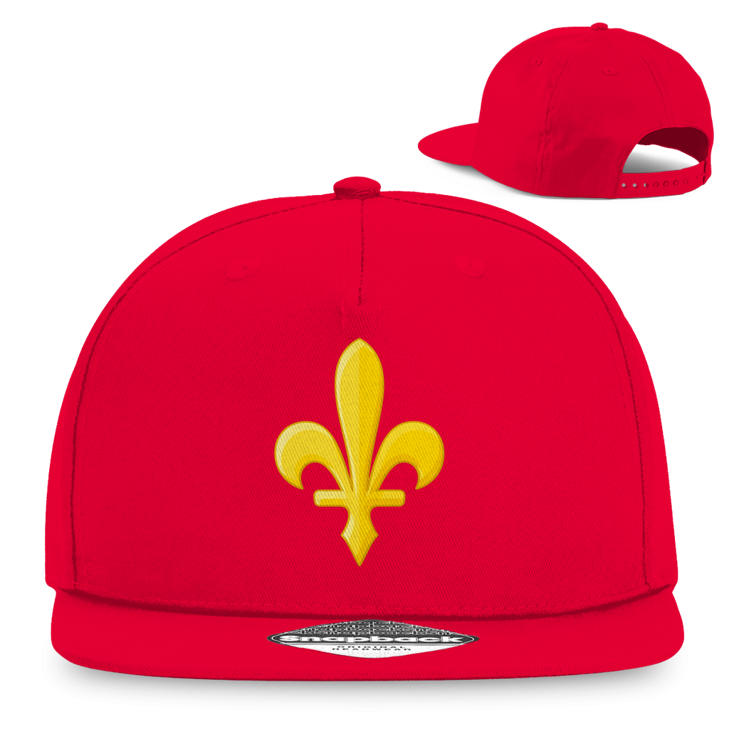 Snapback Rapper Cap – Lily | Front Print