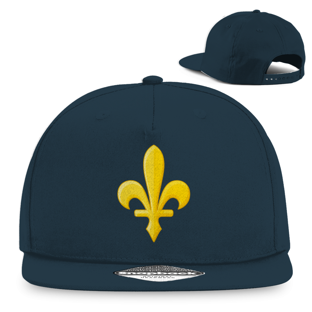 Snapback Rapper Cap – Lily | Front Print