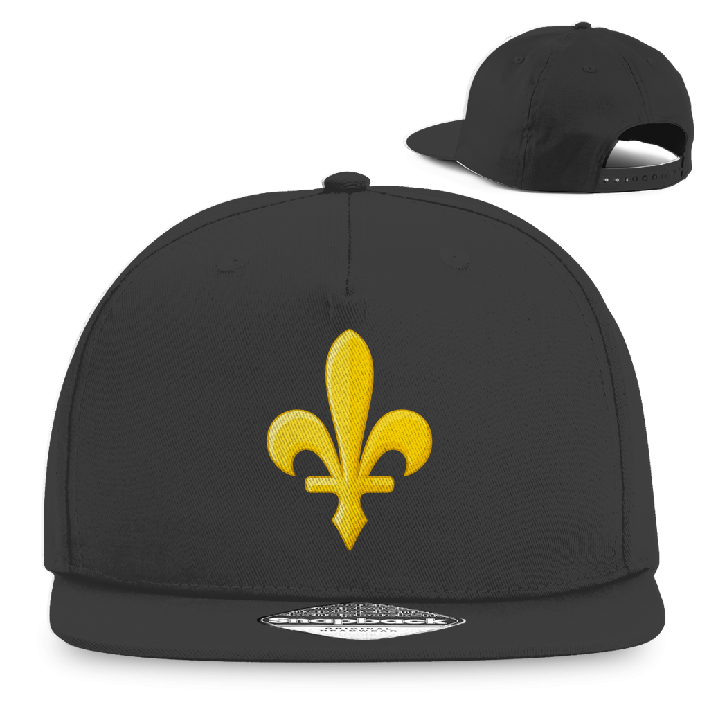 Snapback Rapper Cap – Lily | Front Print
