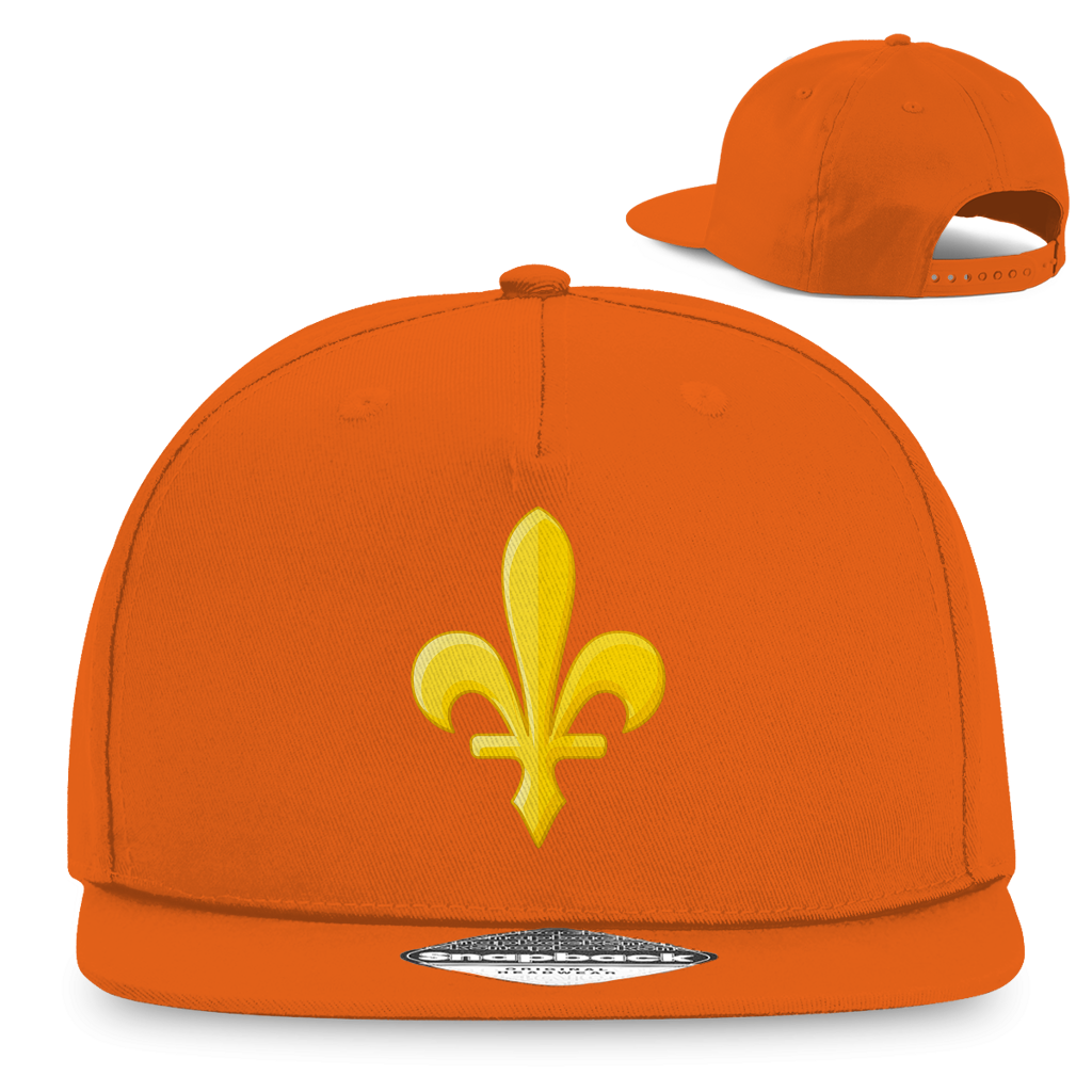 Snapback Rapper Cap – Lily | Front Print