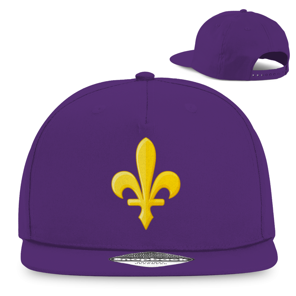 Snapback Rapper Cap – Lily | Front Print