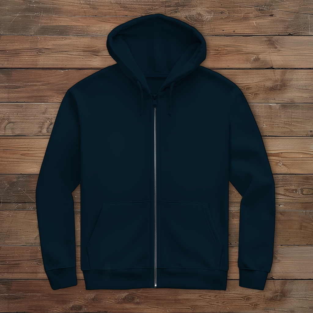 Men's Zipper Hoodie – For My Bosnia | Back Print