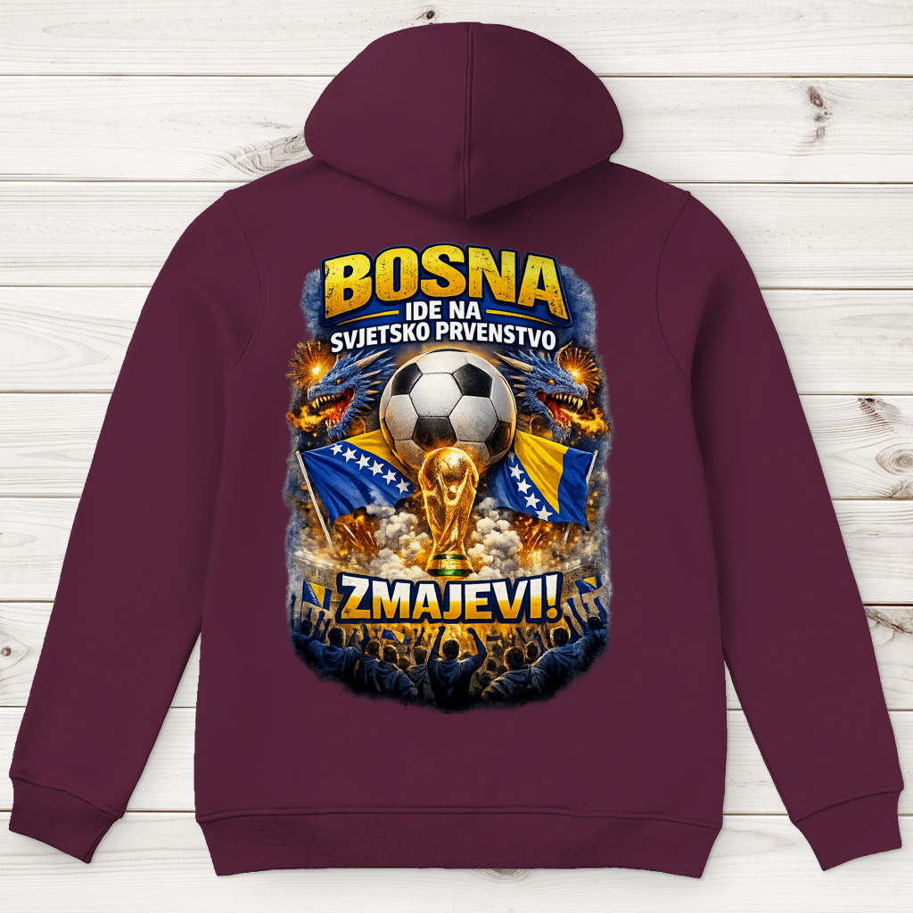 Men's Premium Organic Hoodie – Dragons World Cup 2026 | Back Print