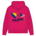 Women's Premium Organic Hoodie – Dolazi Bosna | Backprint