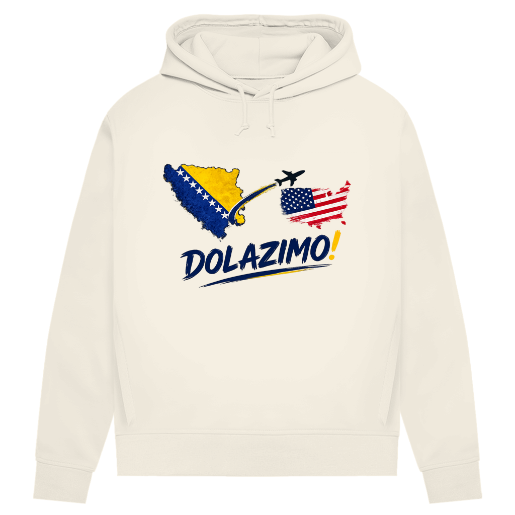 Women's Premium Organic Hoodie – Dolazi Bosna | Front Print