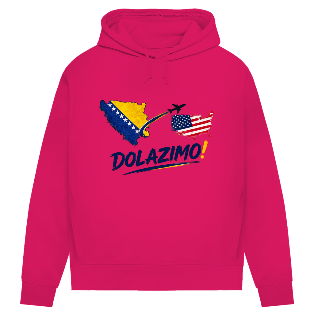 Women's Premium Organic Hoodie – Dolazi Bosna | Front Print