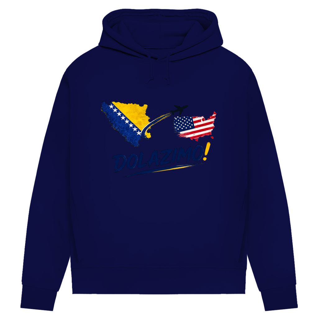 Women's Premium Organic Hoodie – Dolazi Bosna | Front Print