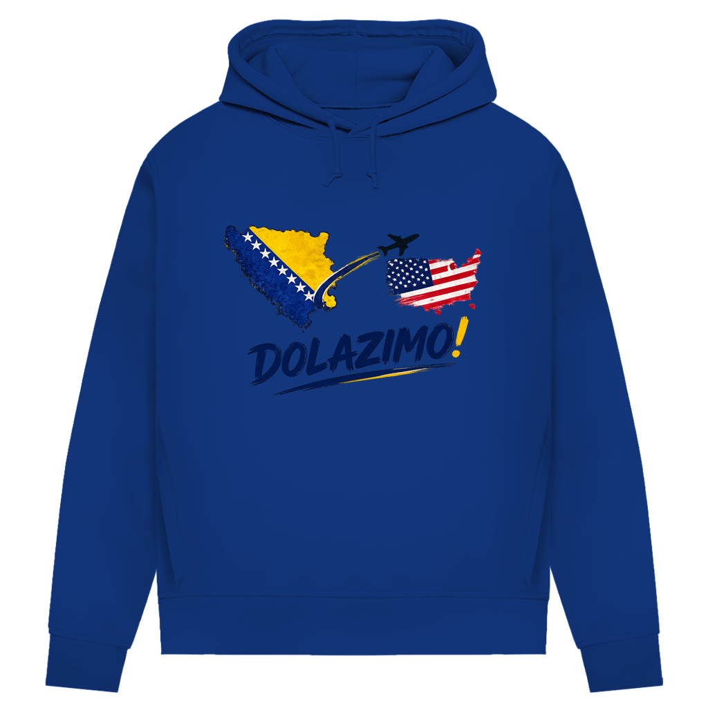 Women's Premium Organic Hoodie – Dolazi Bosna | Front Print