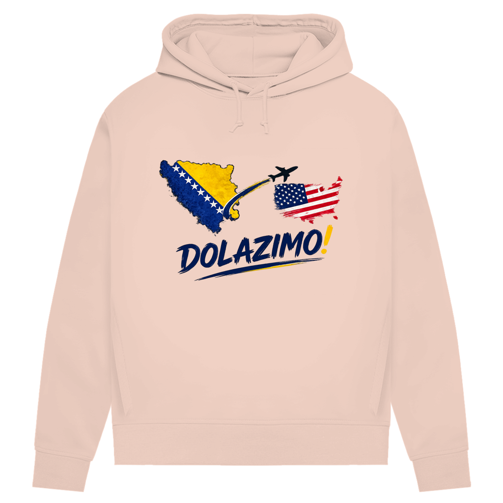 Women's Premium Organic Hoodie – Dolazi Bosna | Front Print