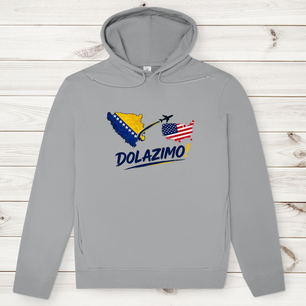 Men's Premium Organic Hoodie – Dolazi Bosna | Frontprint