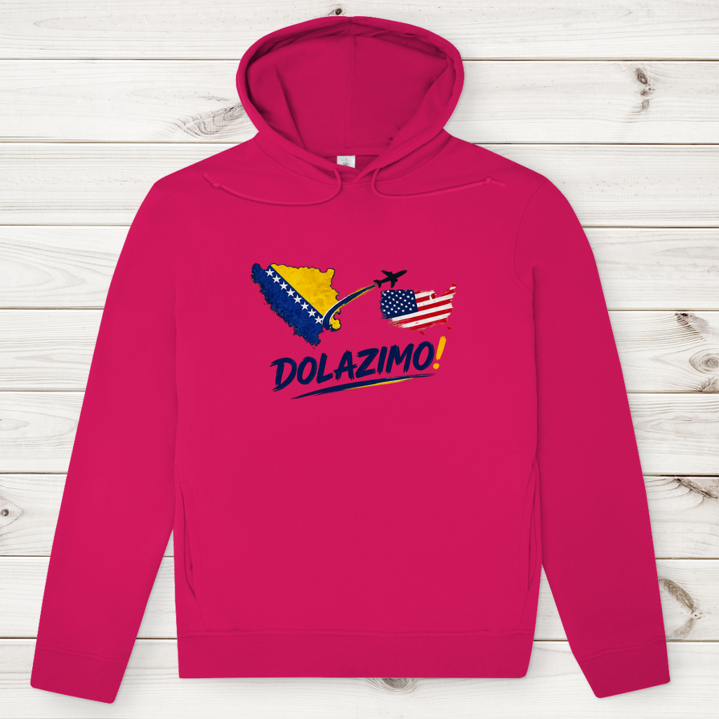 Men's Premium Organic Hoodie – Dolazi Bosna | Frontprint