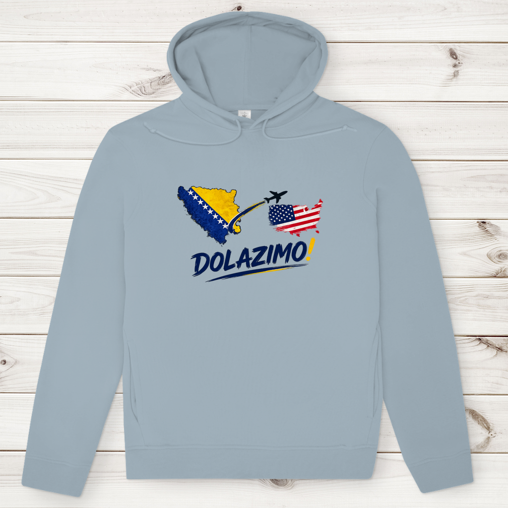 Men's Premium Organic Hoodie – Dolazi Bosna | Frontprint