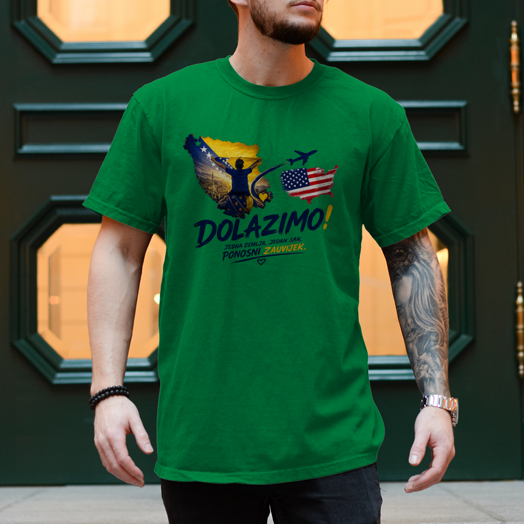 Men's T-Shirt - Dolazi Bosna Ponosna | Front Print