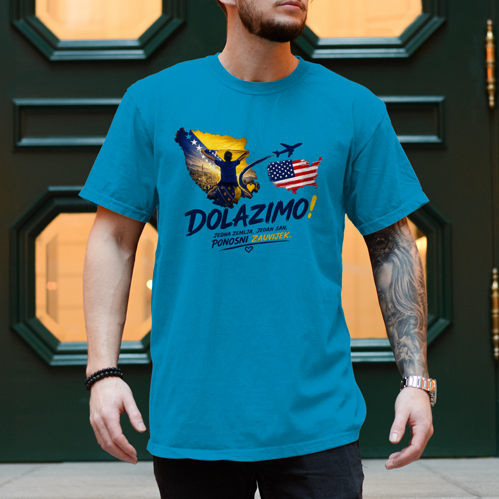 Men's T-Shirt - Dolazi Bosna Ponosna | Front Print