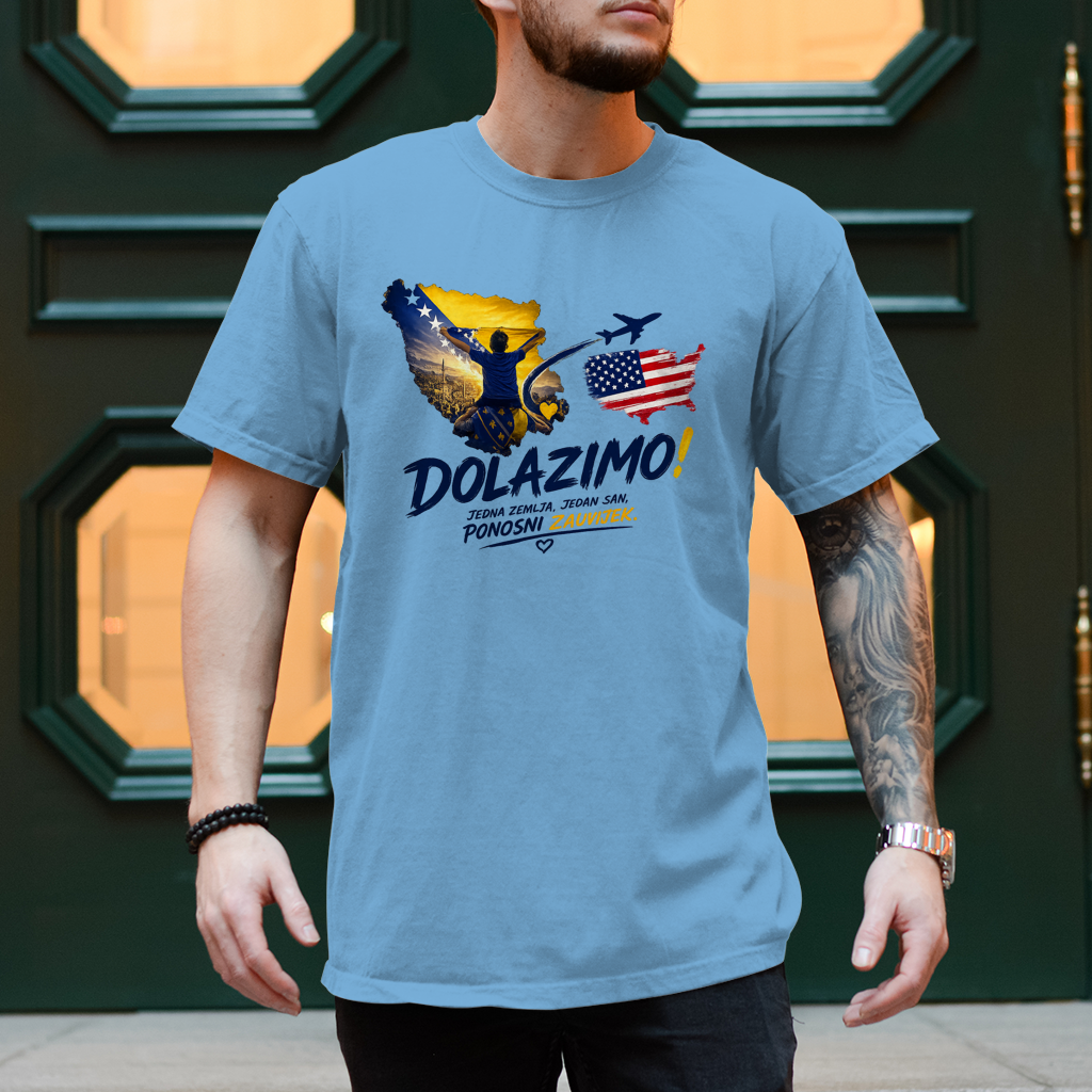 Men's T-Shirt - Dolazi Bosna Ponosna | Front Print