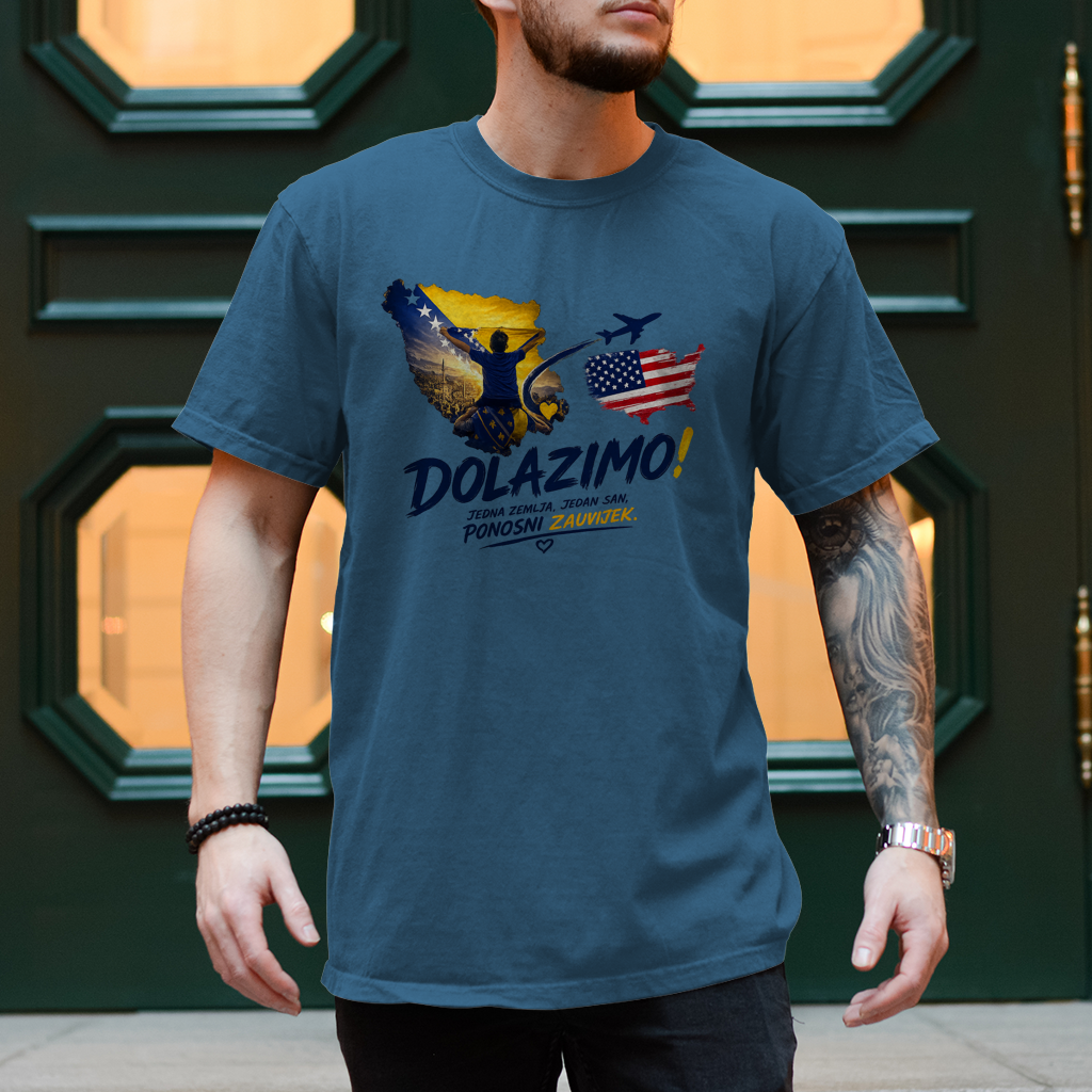 Men's T-Shirt - Dolazi Bosna Ponosna | Front Print