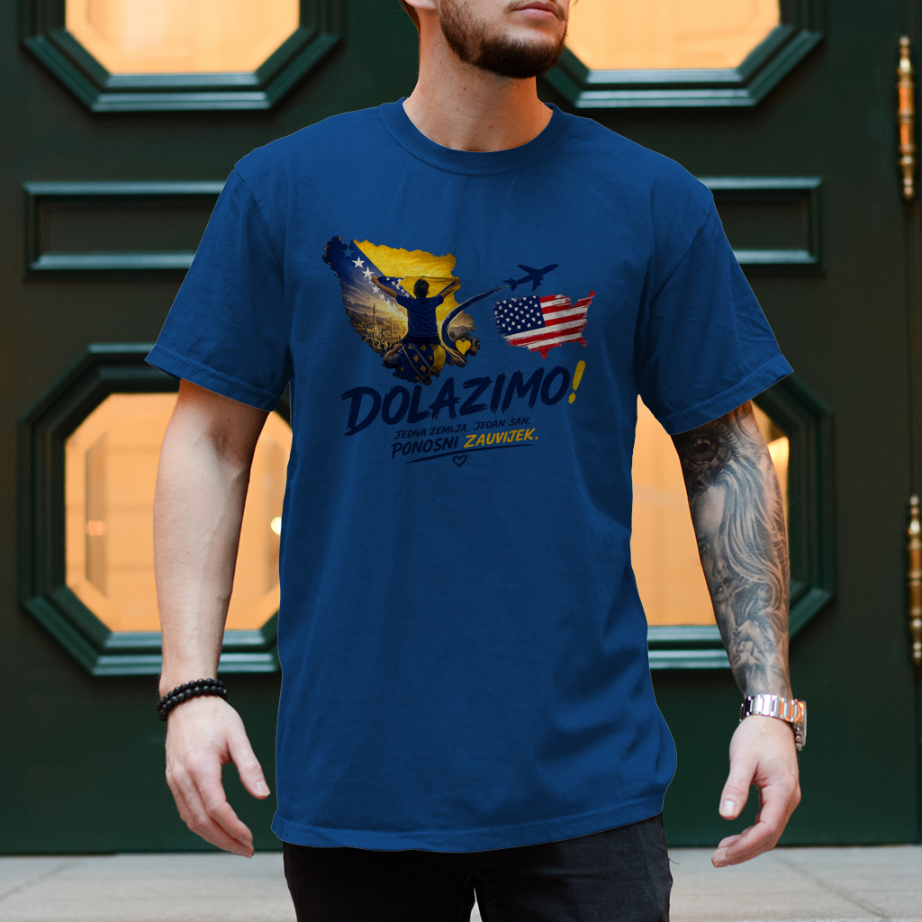 Men's T-Shirt - Dolazi Bosna Ponosna | Front Print