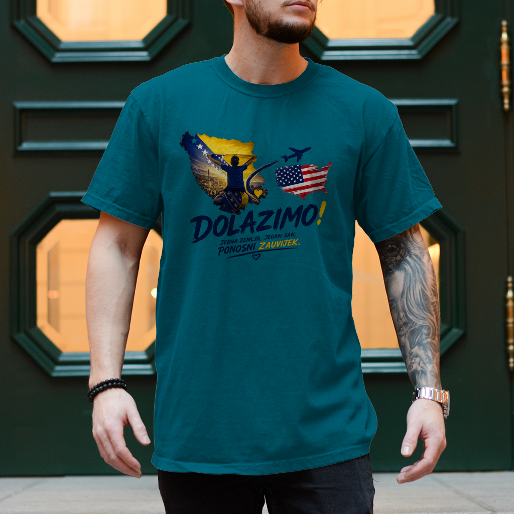 Men's T-Shirt - Dolazi Bosna Ponosna | Front Print
