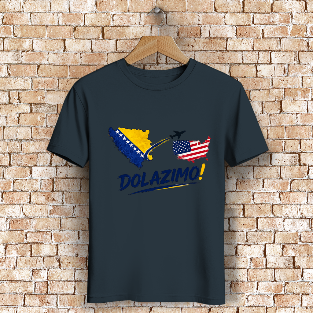Men's Premium Organic T-Shirt - Dolazi Bosna | Front Print