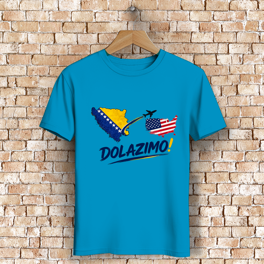 Men's Premium Organic T-Shirt - Dolazi Bosna | Front Print