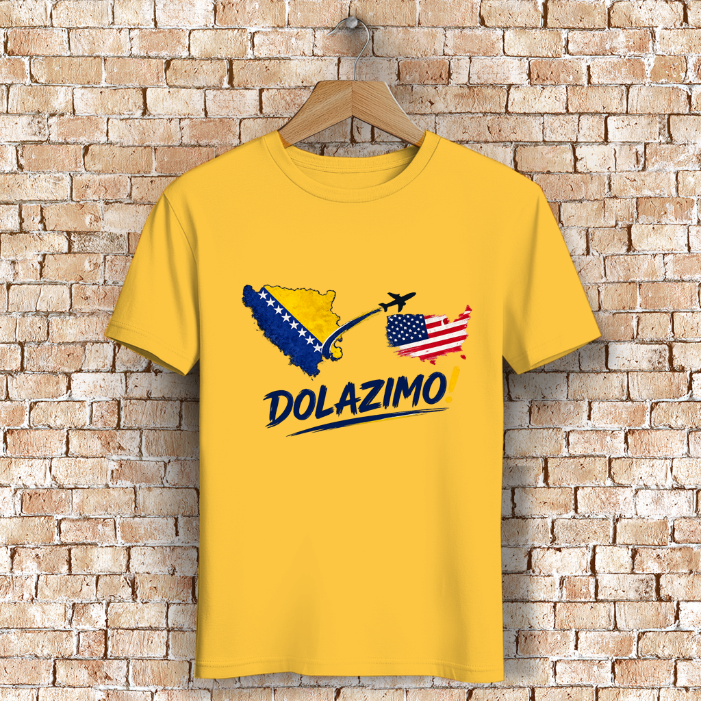 Men's Premium Organic T-Shirt - Dolazi Bosna | Front Print