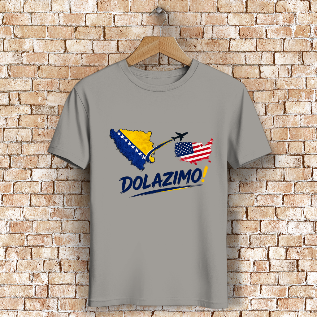 Men's Premium Organic T-Shirt - Dolazi Bosna | Front Print