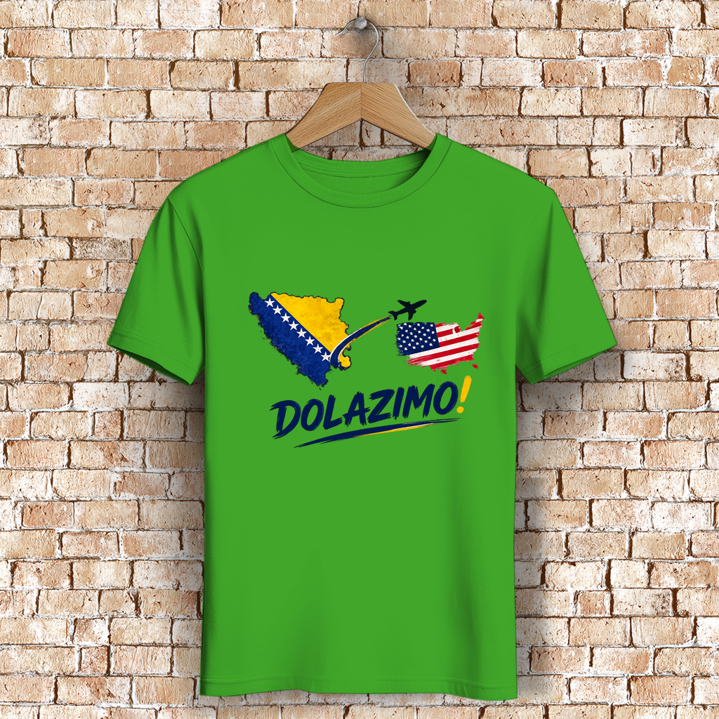 Men's Premium Organic T-Shirt - Dolazi Bosna | Front Print