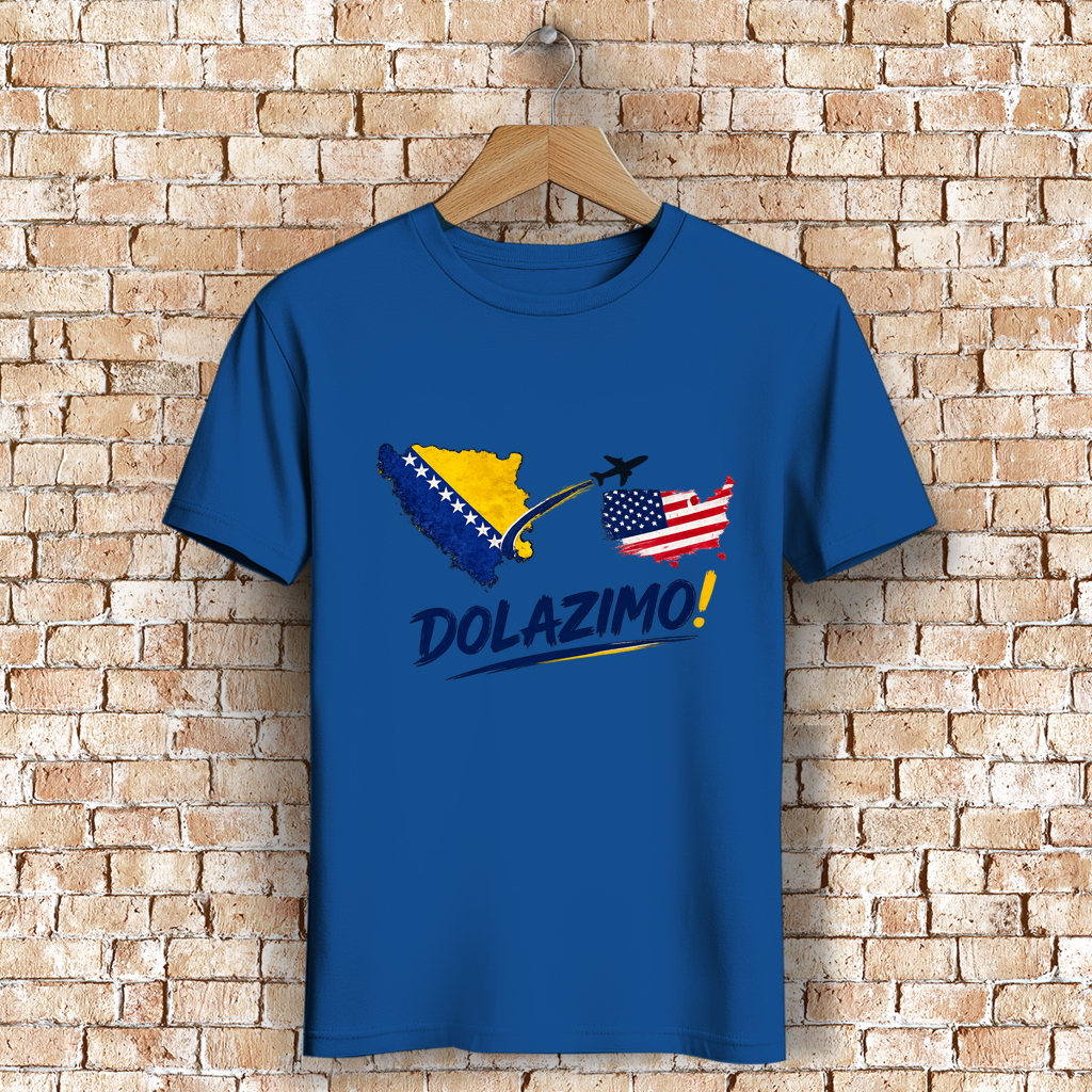 Men's Premium Organic T-Shirt - Dolazi Bosna | Front Print