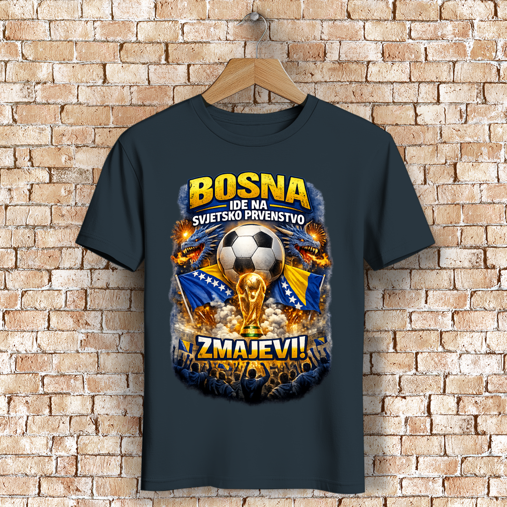 Men's Premium Organic T-Shirt - Dragons World Cup 2026 | Front Print