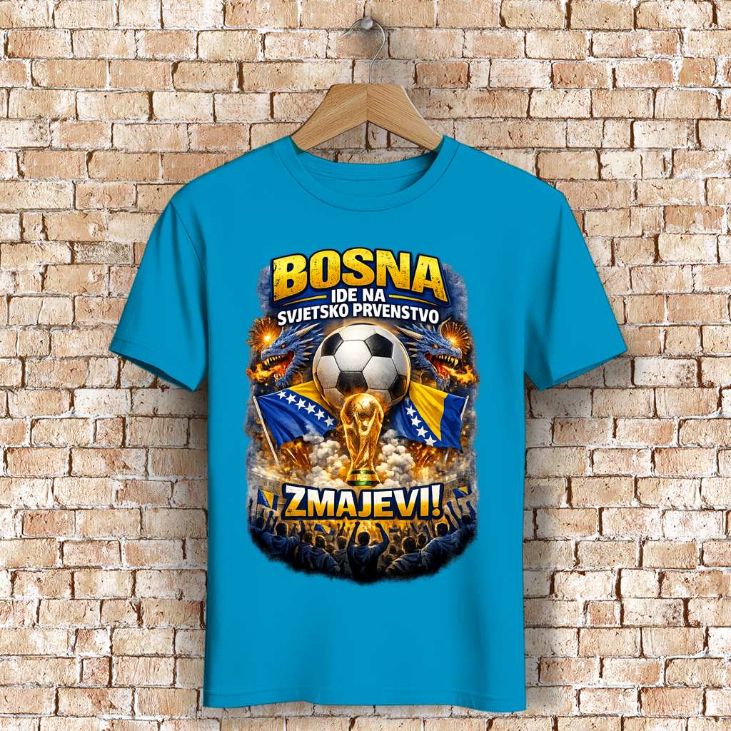 Men's Premium Organic T-Shirt - Dragons World Cup 2026 | Front Print