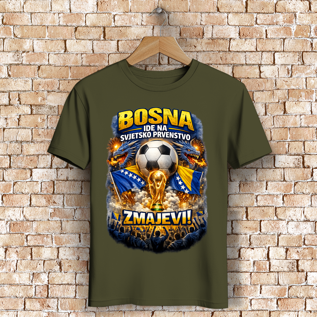 Men's Premium Organic T-Shirt - Dragons World Cup 2026 | Front Print