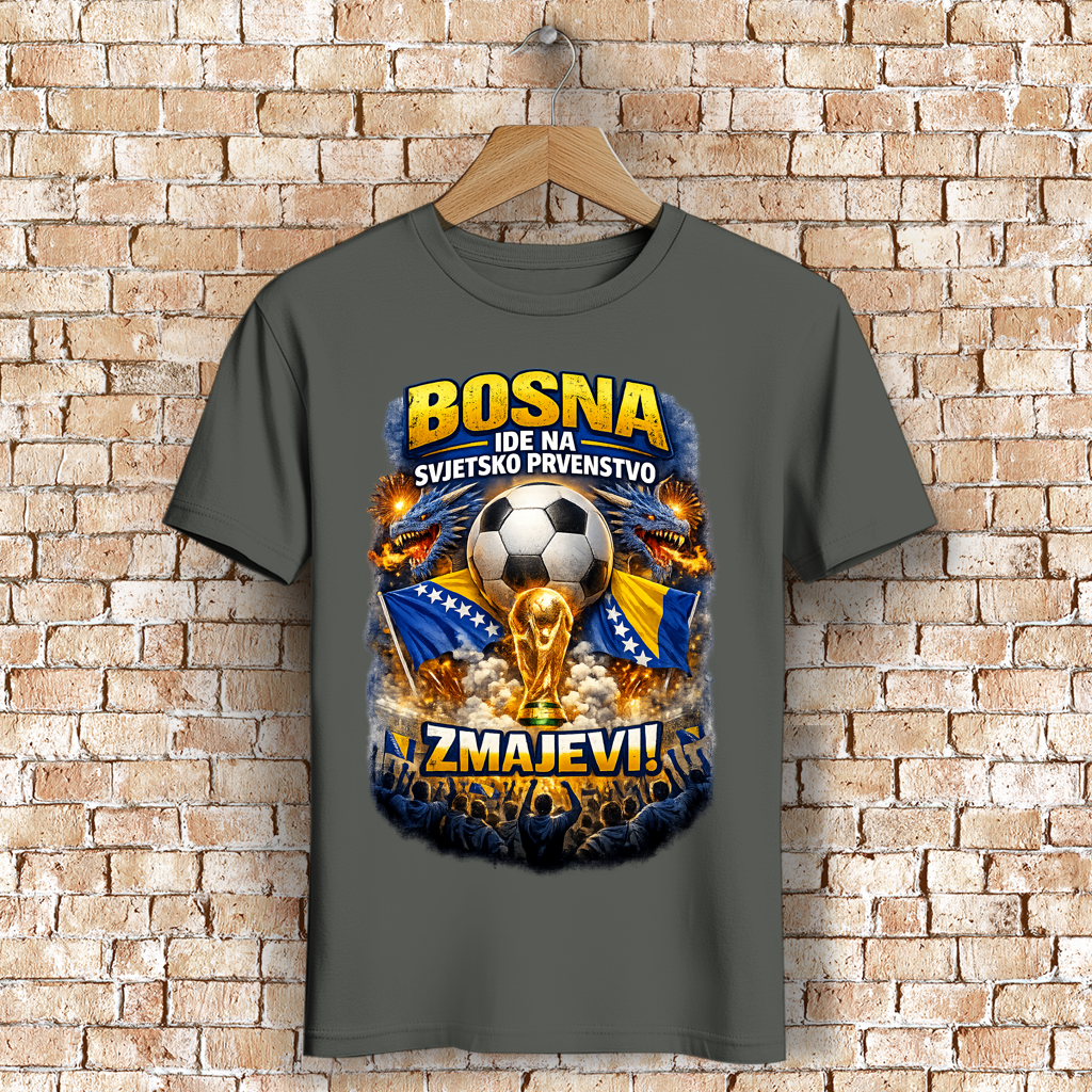 Men's Premium Organic T-Shirt - Dragons World Cup 2026 | Front Print